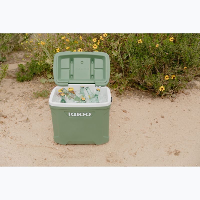 Igloo Ecocool Ecocool Latitude 30 eco gri/verde de epocă/negru frigider turistic 8