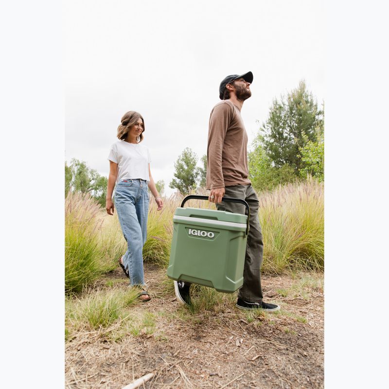 Igloo Ecocool Ecocool Latitude 30 eco gri/verde de epocă/negru frigider turistic 9
