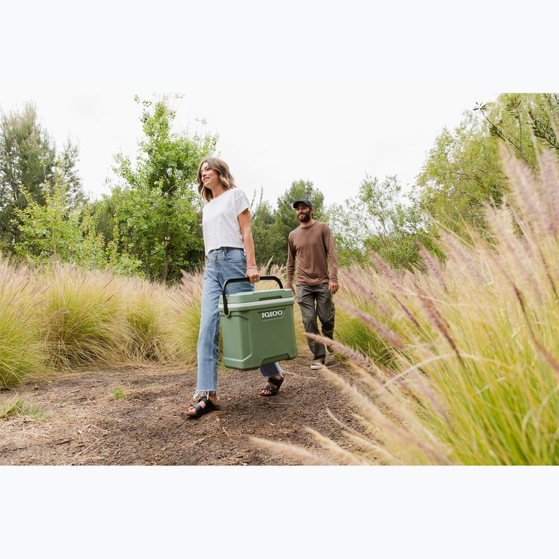 Igloo Ecocool Ecocool Latitude 30 eco gri/verde de epocă/negru frigider turistic 10