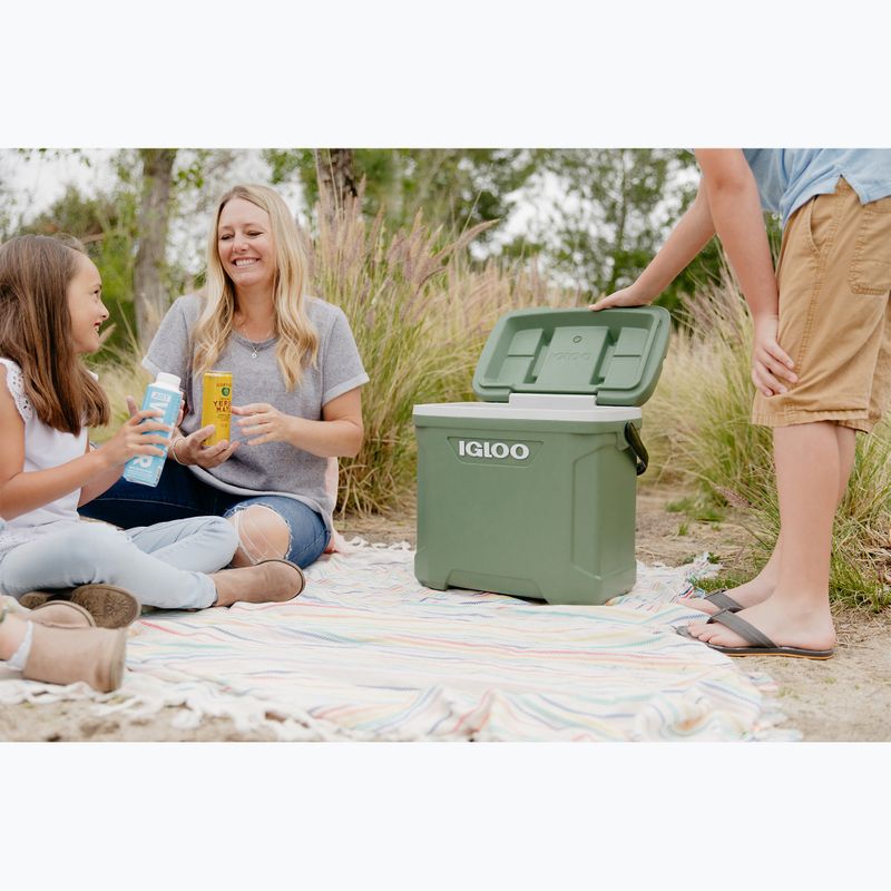 Igloo Ecocool Ecocool Latitude 30 eco gri/verde de epocă/negru frigider turistic 12