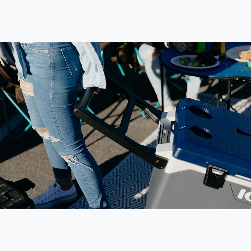 Frigider turistic Igloo Maxcold Latitude 90 Qt Roller 85 l carbonite/aegean sea 15