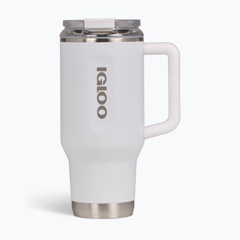 Cană termică Igloo Travel Flip n' Sip 960 ml white