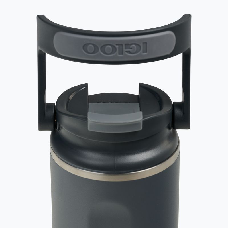 Cană termică Igloo Tumbler Flip 'n' Sip 360 ml carbonite 9