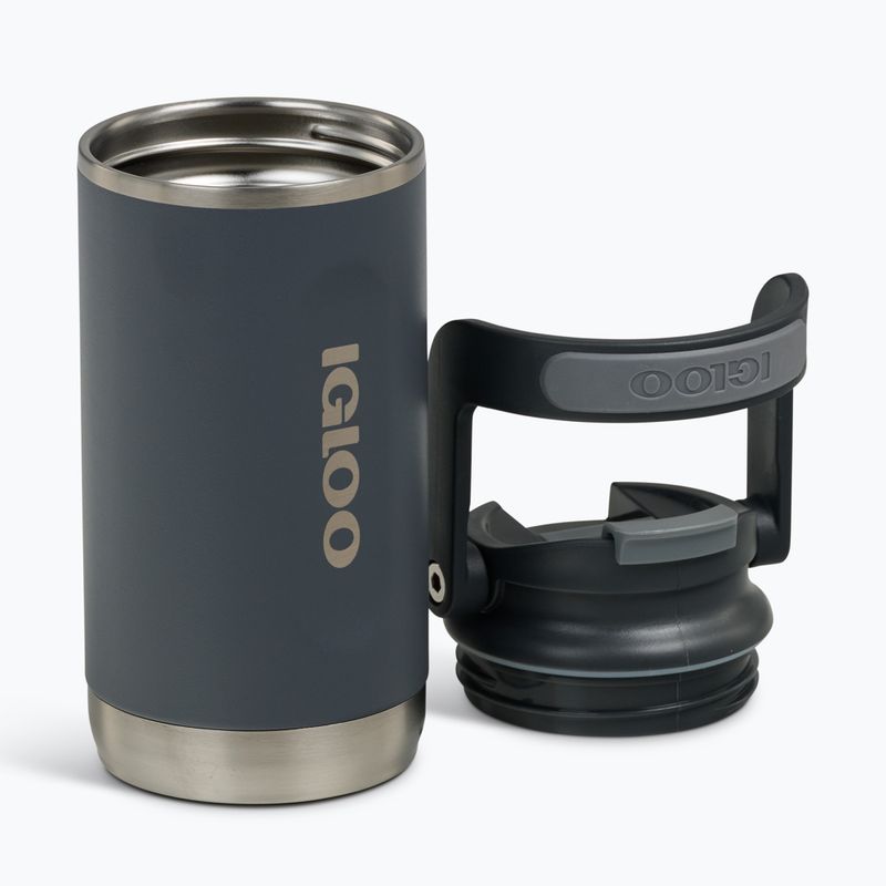 Cană termică Igloo Tumbler Flip 'n' Sip 360 ml carbonite 12