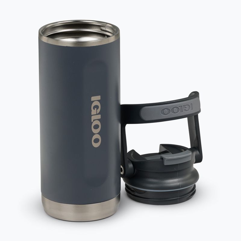Cană termică Igloo Tumbler Flip 'n' Sip 480 ml carbonite 2