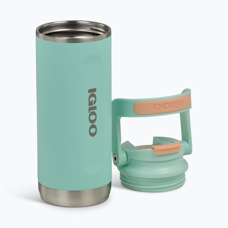 Cană termică Igloo Tumbler Flip 'n' Sip 480 ml seafoam 2