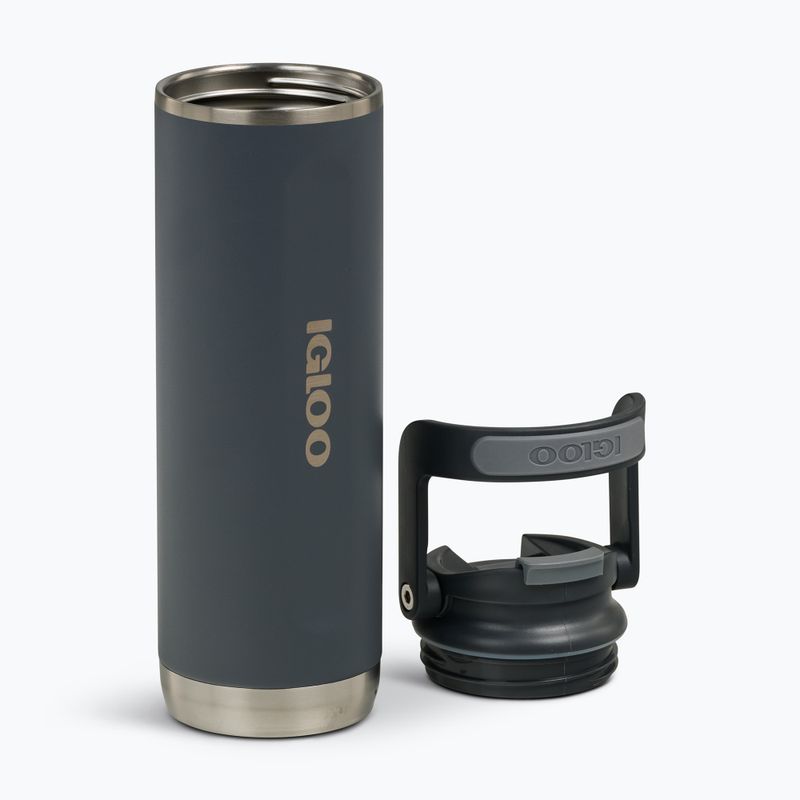Cană termică Igloo Tumbler Flip 'n' Sip 600 ml carbonite 2