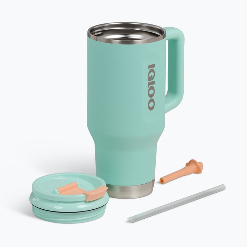 Cană termică Igloo Travel Flip n' Sip 960 ml seafoam 2