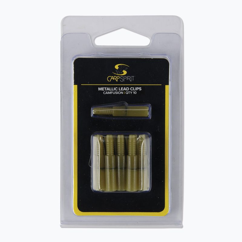 Carp Spirit Metallic Lead Clips verde ACS010362