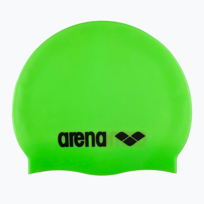 Cască de înot arena Classic Silicone acid lime/black