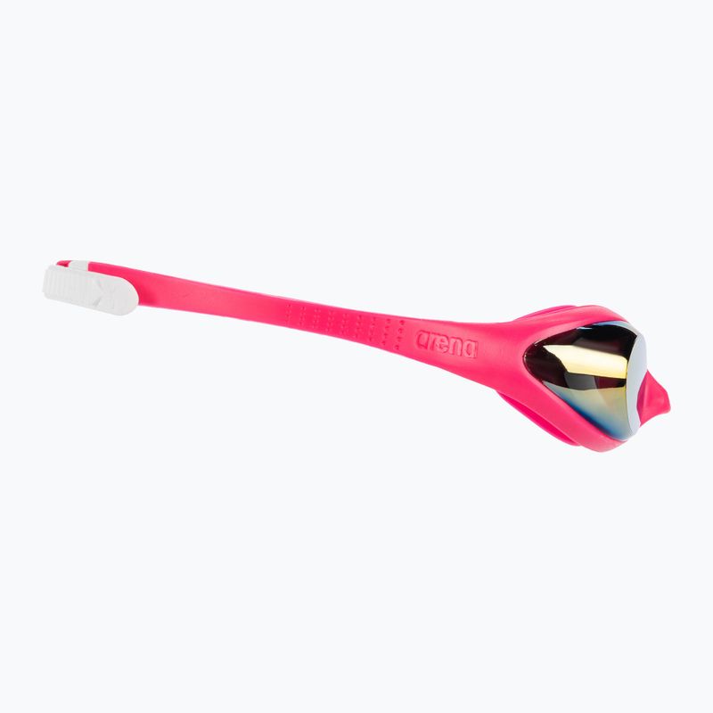 Ochelari de înot pentru copii arena Spider JR Mirror white/pink/fuchsia 3