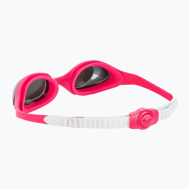 Ochelari de înot pentru copii arena Spider JR Mirror white/pink/fuchsia 4