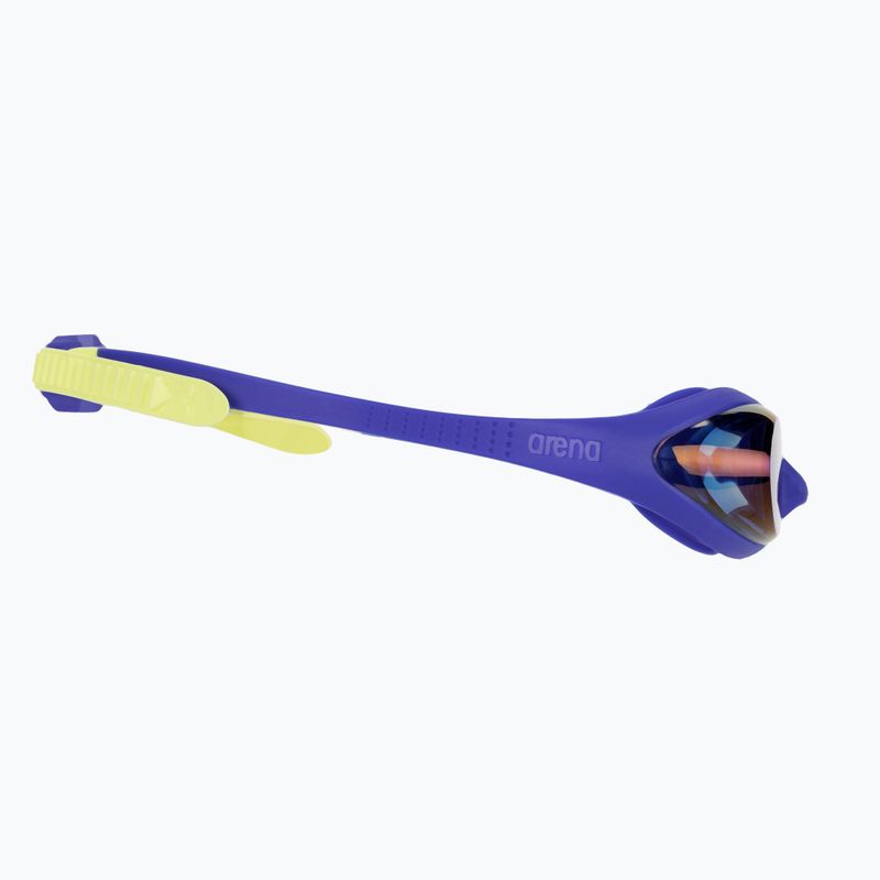 Ochelari de înot pentru copii arena Spider JR Mirror blue/blue/yellow 3