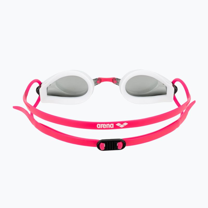 Ochelari înot arena Tracks white/smoke/fuchsia 4