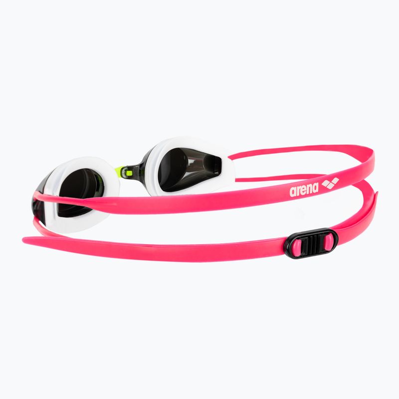 Ochelari de înot pentru copii arena Tracks JR Mirror silver/white/fuchsia 4