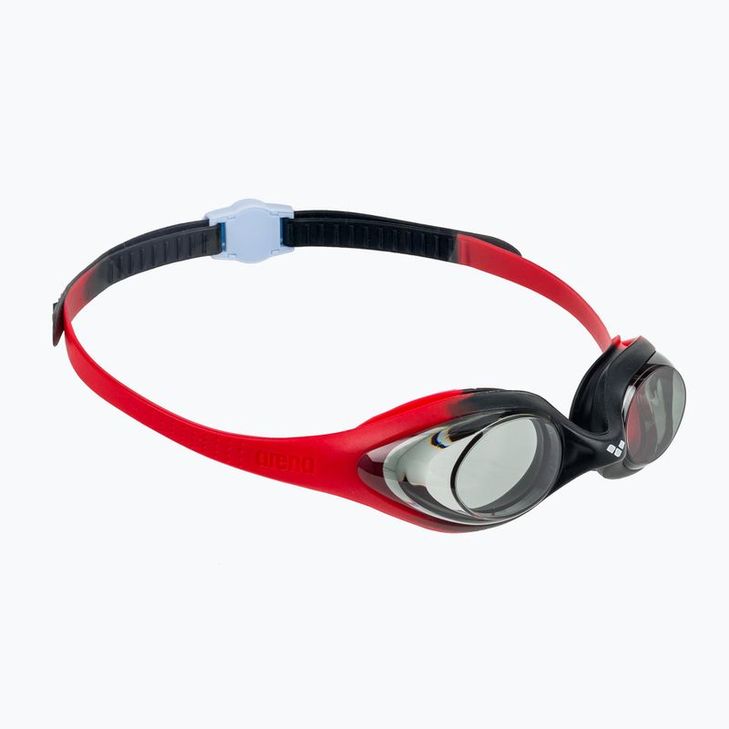 Ochelari de înot pentru copii arena Spider red/smoke/black