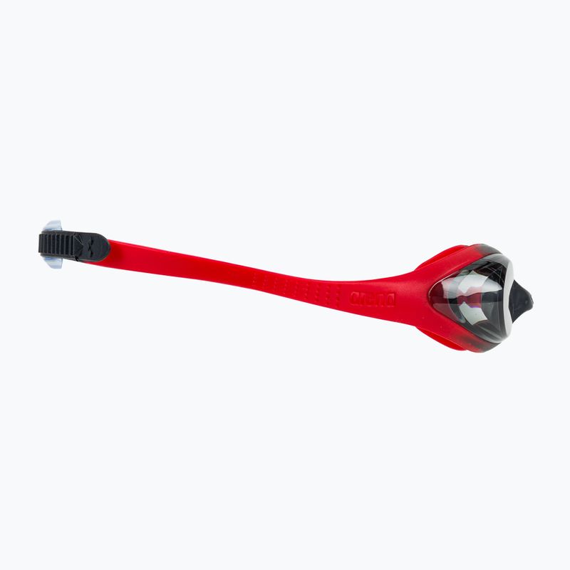 Ochelari de înot pentru copii arena Spider red/smoke/black 3