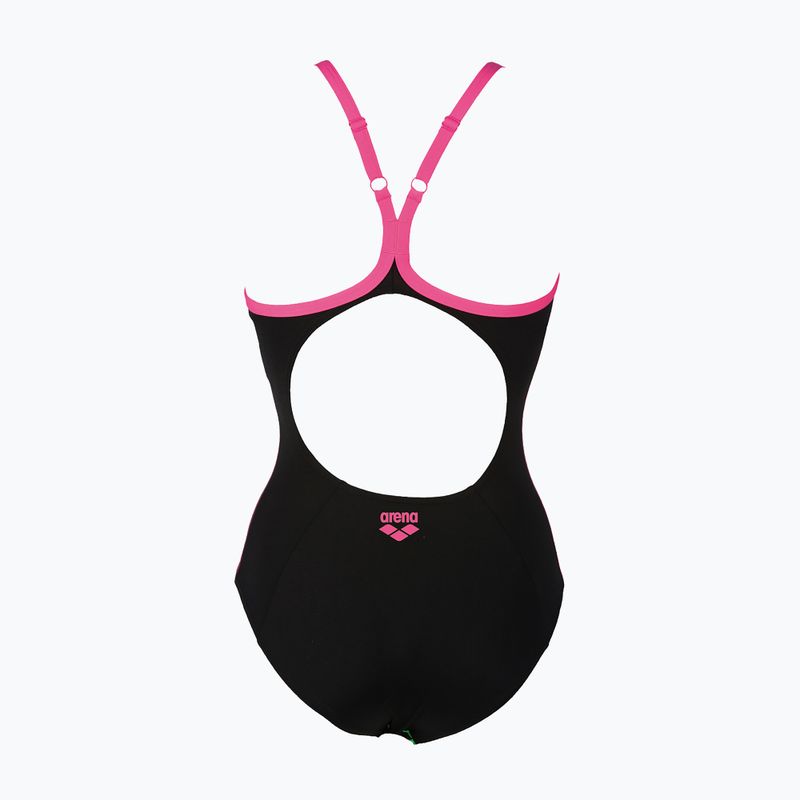 Costum de înot dintr-o bucată pentru femei arena Reticulum One Piece negru 000083/509 6