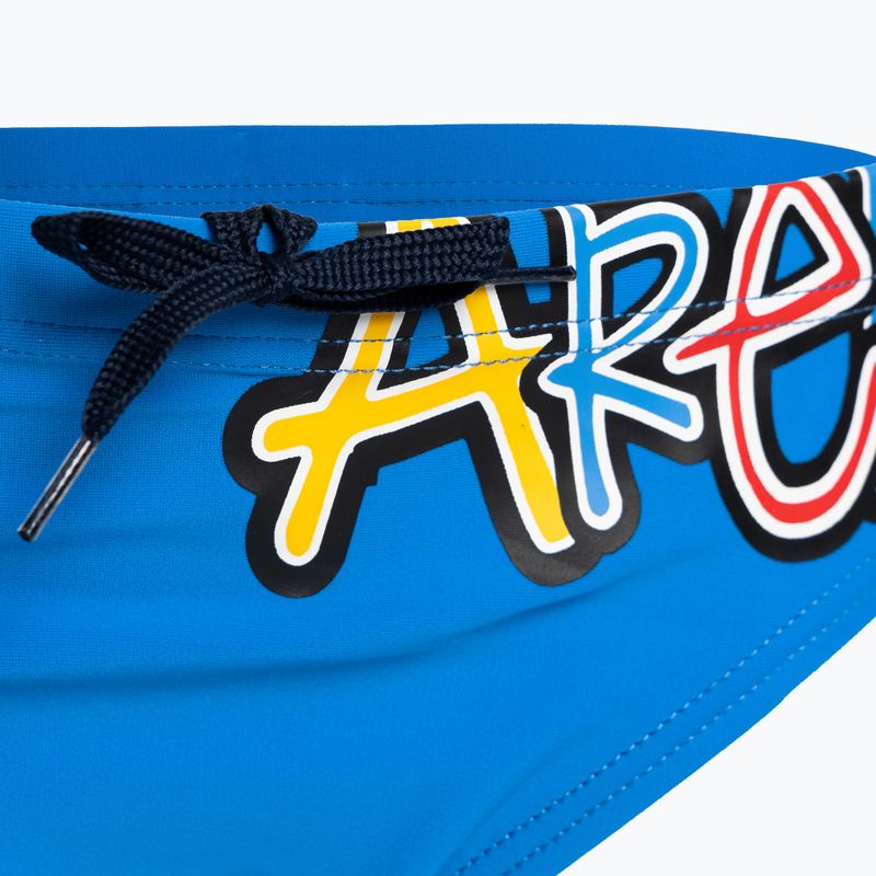 Slipuri pentru copii dziecięce arena Sparkle Brief albaștri 000121/813 4