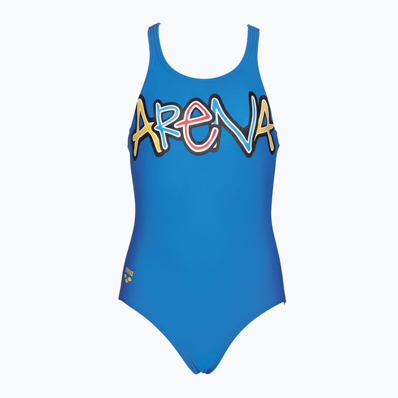 Costum de baie o piesă pentru copii arena Sparkle One Piece L albastru 000109 4