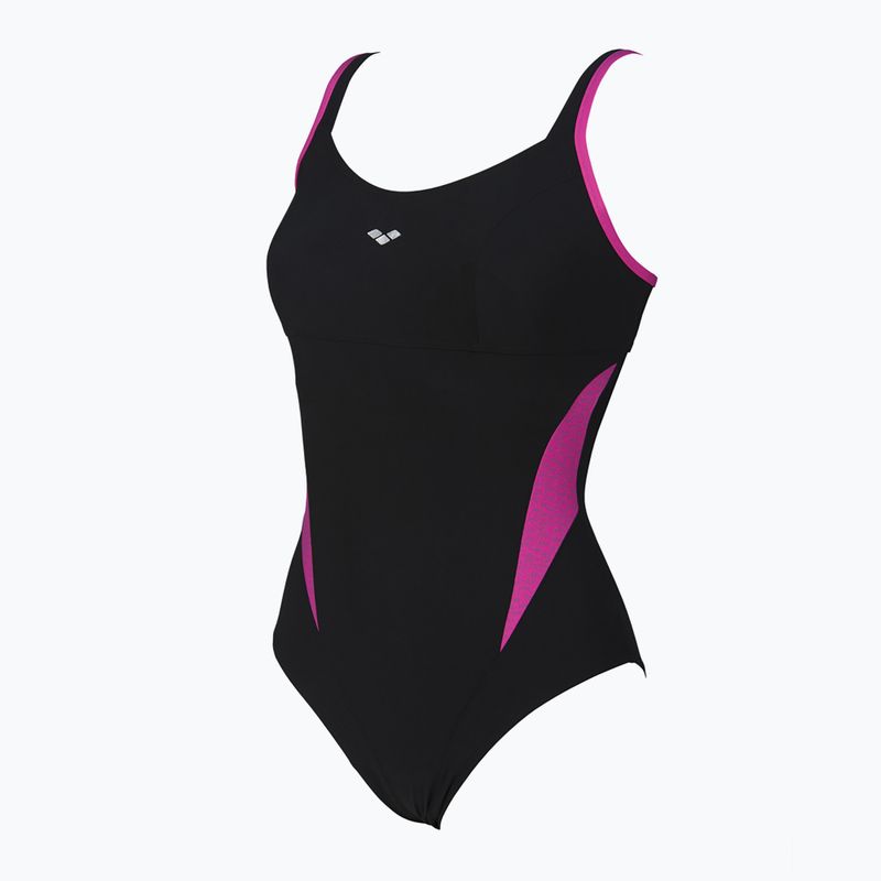 Costum de baie o piesă pentru femei arena Agate Strap Back negru 001261/509 7