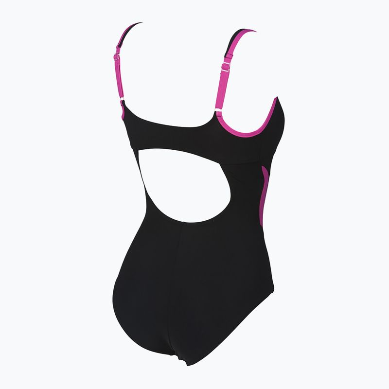 Costum de baie o piesă pentru femei arena Agate Strap Back negru 001261/509 8