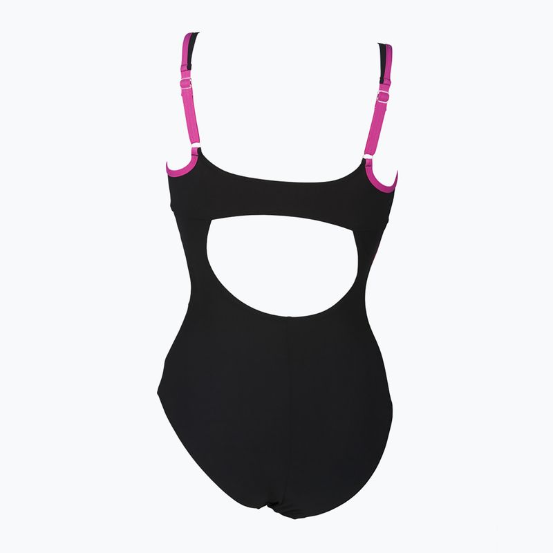 Costum de baie o piesă pentru femei arena Agate Strap Back negru 001261/509 9