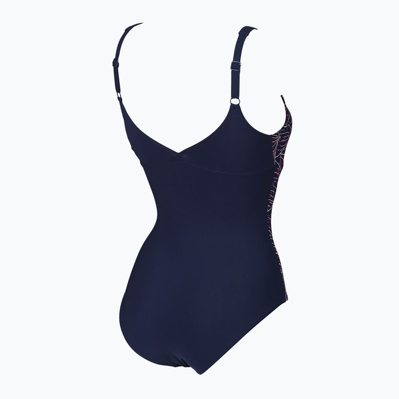 Costum de baie o piesă pentru femei arena Amber Amber Wing Back One Piece albastru marin 001260 5