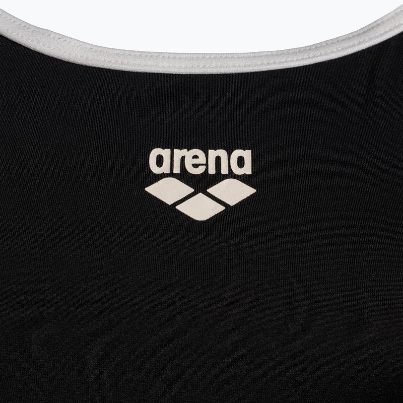 Costum de înot dintr-o bucată pentru femei arena Team Stripe Super Fly Back One Piece negru 001195/501 3