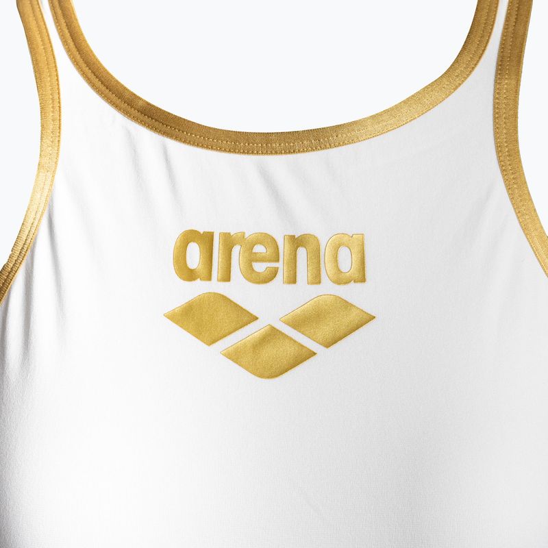 Costum de înot dintr-o bucată pentru femei arena One Biglogo One Piece alb 001198/103 3