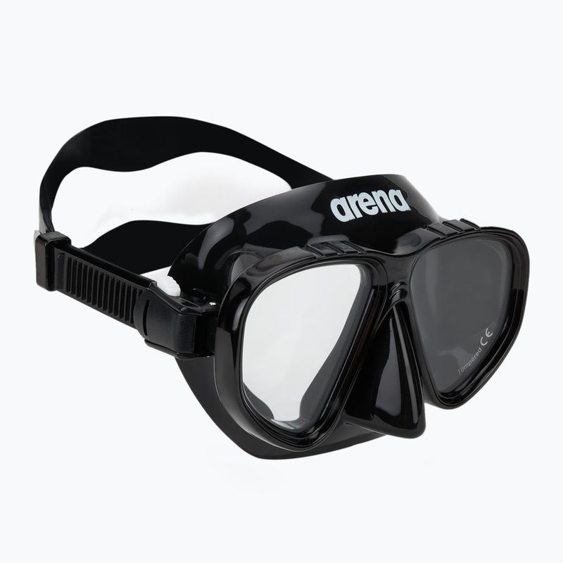 Set de snorkeling arena Premium Snorkeling Set black/clear/black 2