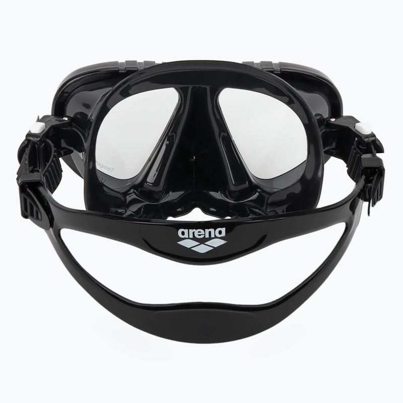 Set de snorkeling arena Premium Snorkeling Set black/clear/black 5