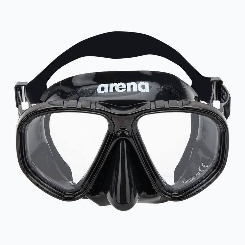 Set de snorkeling pentru copii arena Premium Snorkeling Set Jr black/clear/black 3