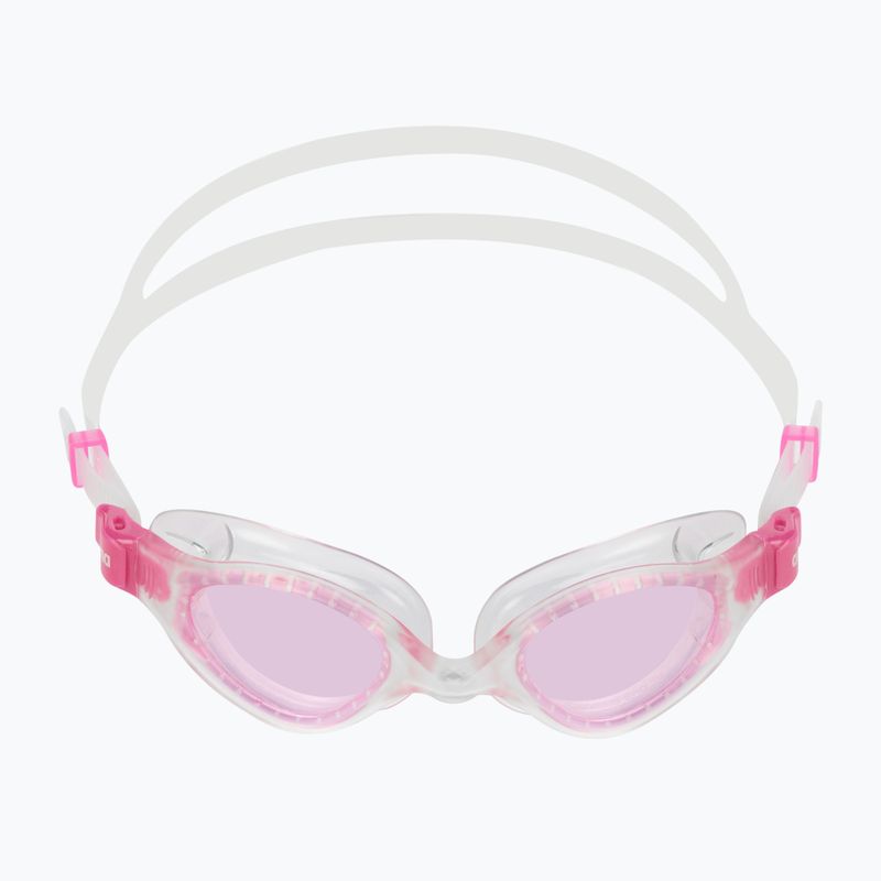 Ochelari de înot pentru copii Arena Cruiser Evo fuchsia/clear/clear 002510/910 2