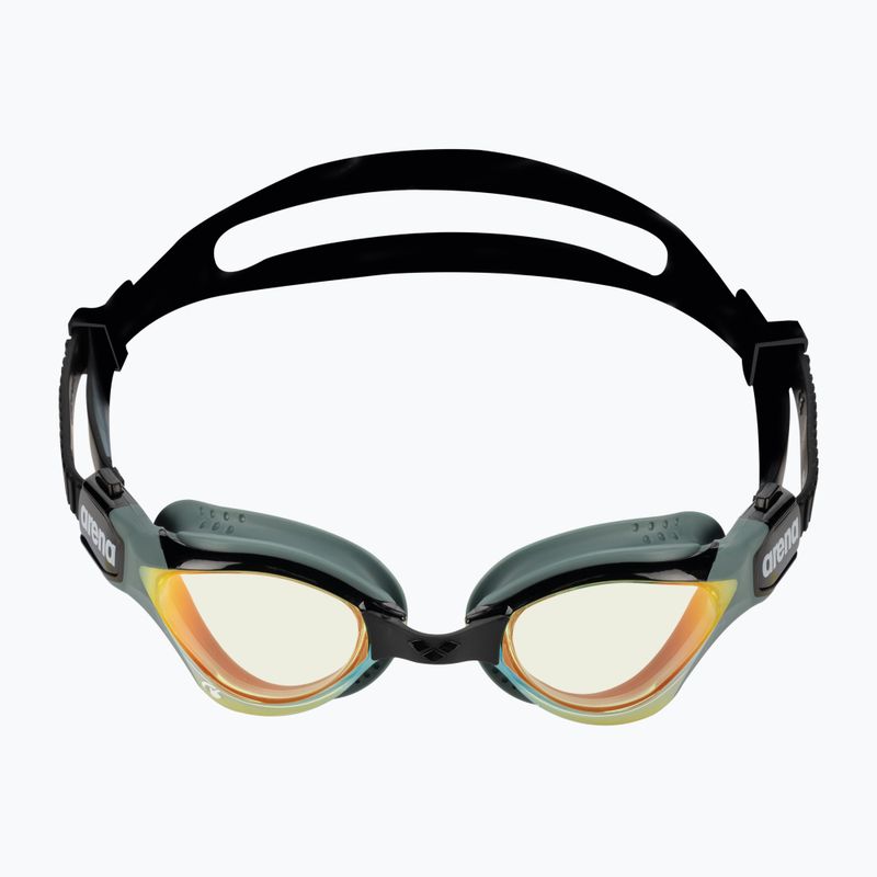 Ochelari de înot Arena Cobra Tri Swipe Oglindă galben cupru/armată 002508/360 2