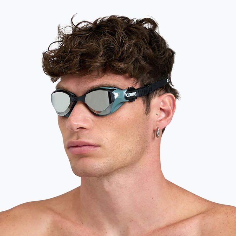 Ochelari de înot Arena Cobra Tri Swipe Oglindă galben cupru/armată 002508/360 8
