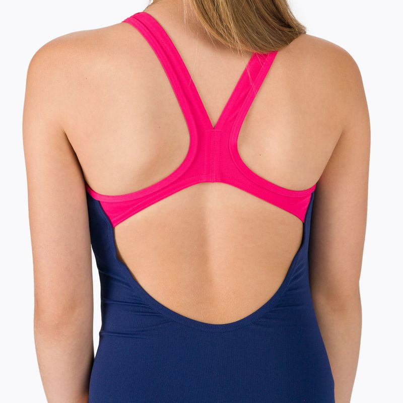 Costum de baie pentru copii ARENA Biglogo Swim Pro Back One Piece 708 albastru marin 001332/708 5