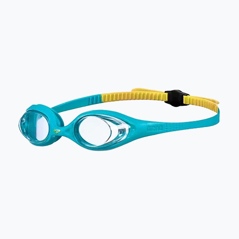 Ochelari de înot pentru copii arena Spider clear / mint / yellow