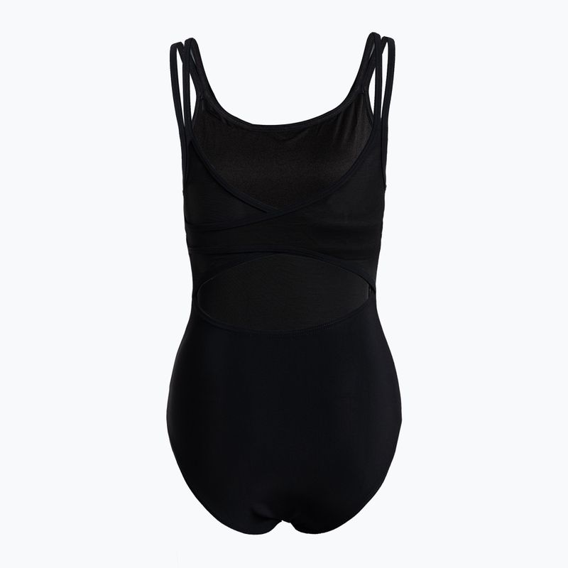 Costum de baie o piesă pentru femei arena Esther Cross Back negru 003400/500 2
