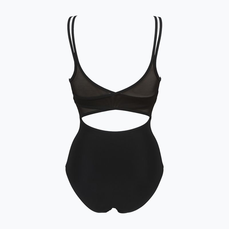 Costum de baie o piesă pentru femei arena Esther Cross Back negru 003400/500 7