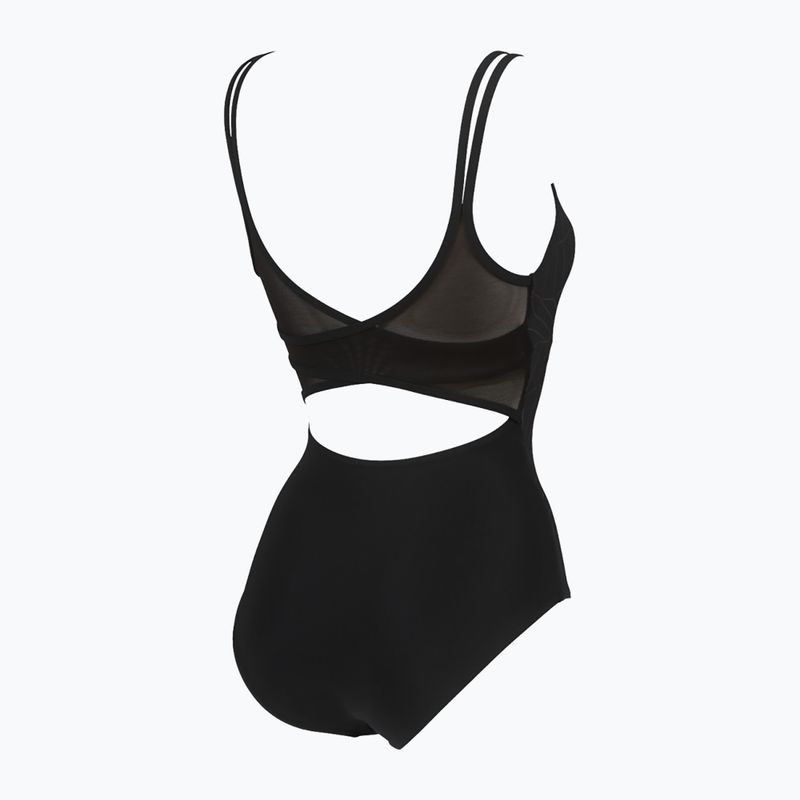 Costum de baie o piesă pentru femei arena Esther Cross Back negru 003400/500 8