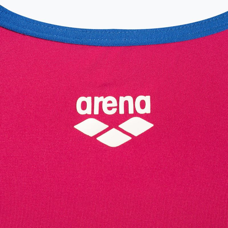 Costum de înot dintr-o bucată pentru femei arena Team Stripe Super Fly Back One Piece roz  001195/970 3