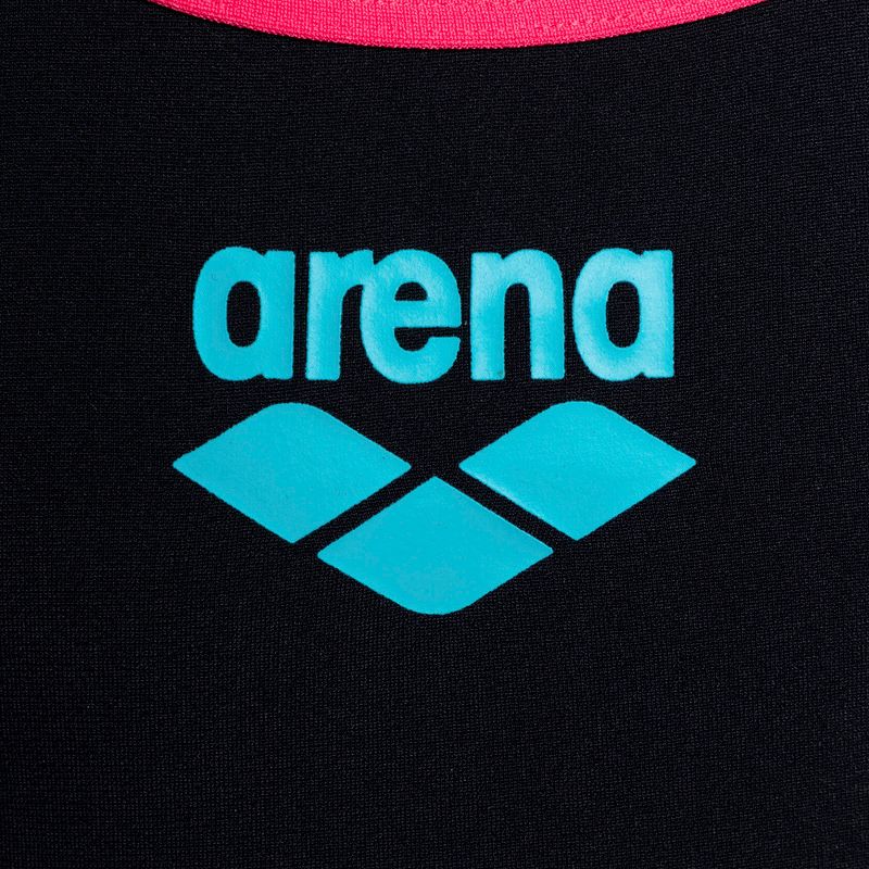 Costum de înot dintr-o bucată pentru copii arena Biglogo Swim Pro Back One Piece negru 001332/595 3