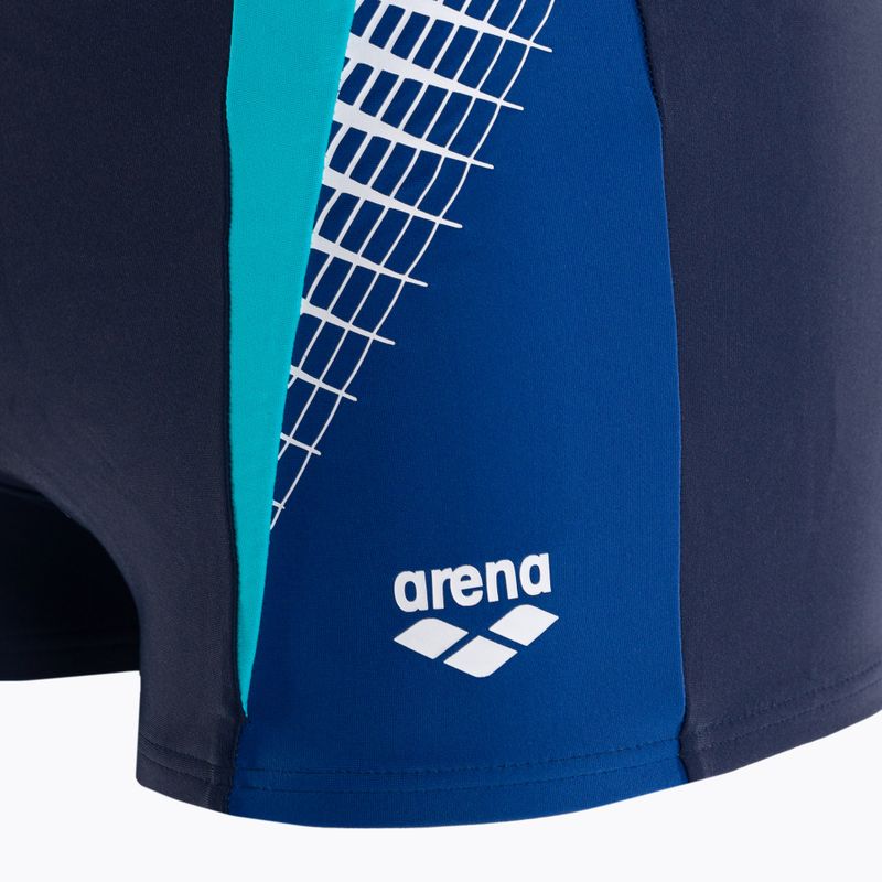 Bokserki kąpielowe męskie arena Threefold Short granatowe 004193/781 3