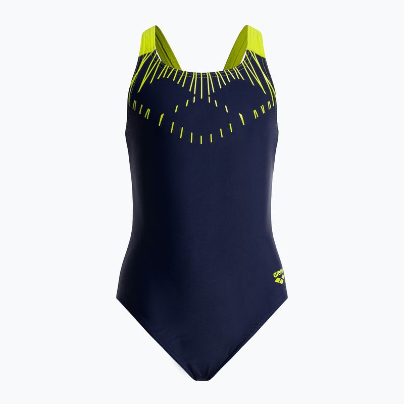 Costum de înot dintr-o bucată pentru copii arena Swim Pro Back One Piece bleumarin 004391/760