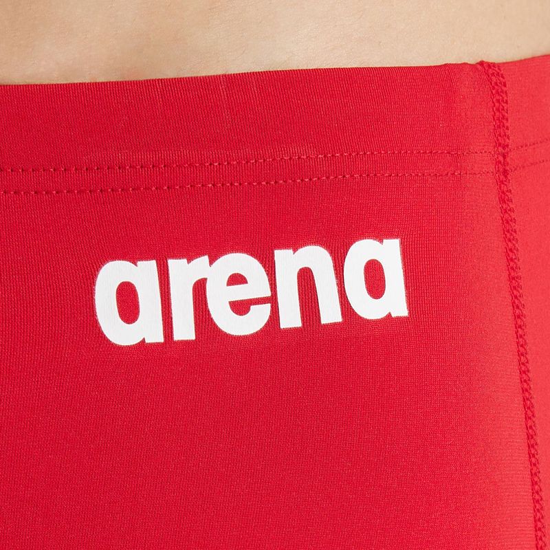 Bărbați arena Team Swim Pantaloni scurți cu talie joasă pentru bărbați Solid roșu 004775/450 boxeri de înot 7