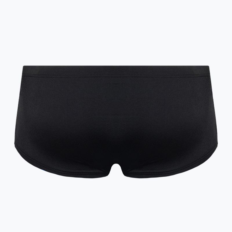 Bărbați arena Team Swim Short cu talie joasă Solid negru 004775/550 boxeri de înot 2