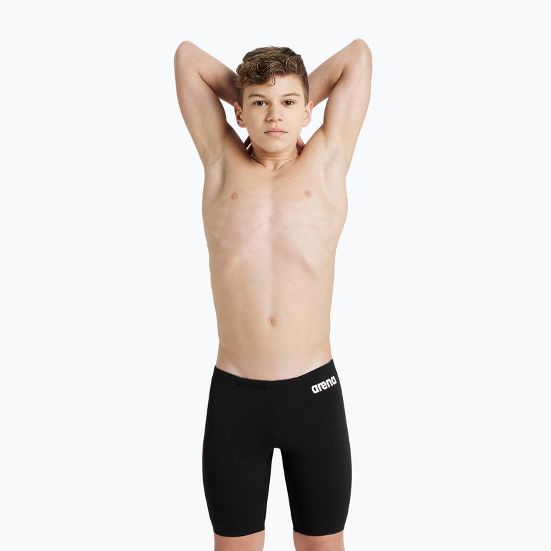 Jammer-uri de baie pentru copii arena Team Swim Jammer Solid black/white 5