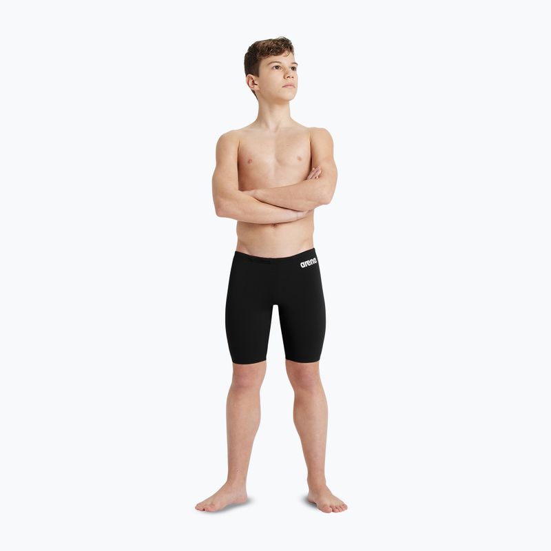 Jammer-uri de baie pentru copii arena Team Swim Jammer Solid black/white 6