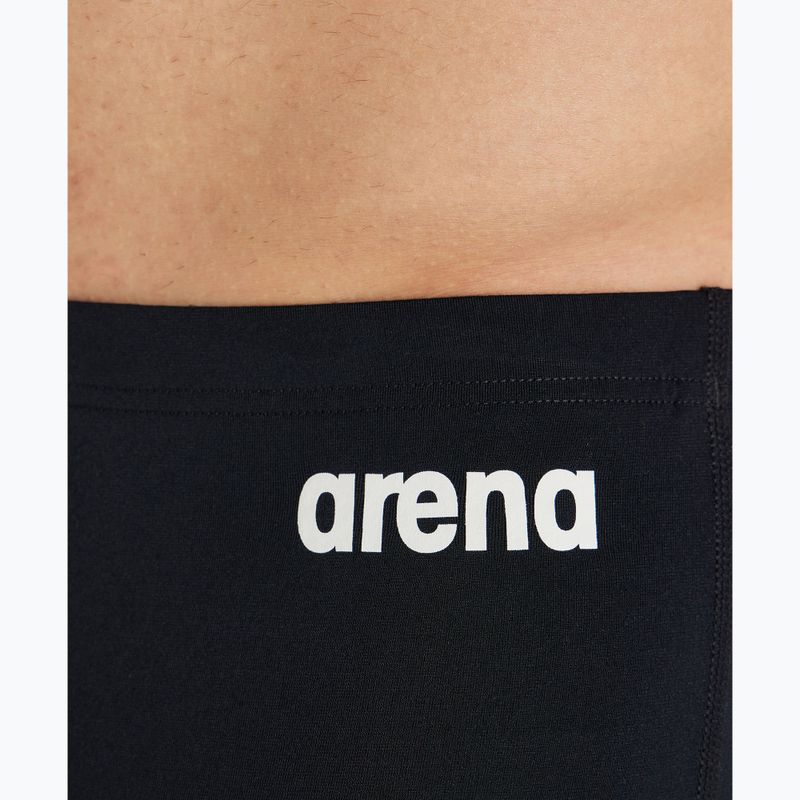 Boxeri de înot Arena Team Swim Short Solid black/white 8